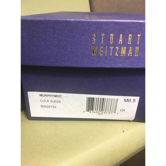 STUART WEITZMAN Women's Cola brown Suede Loafer Shoes Sz 6.5B moccasin - Picture 5 of 5